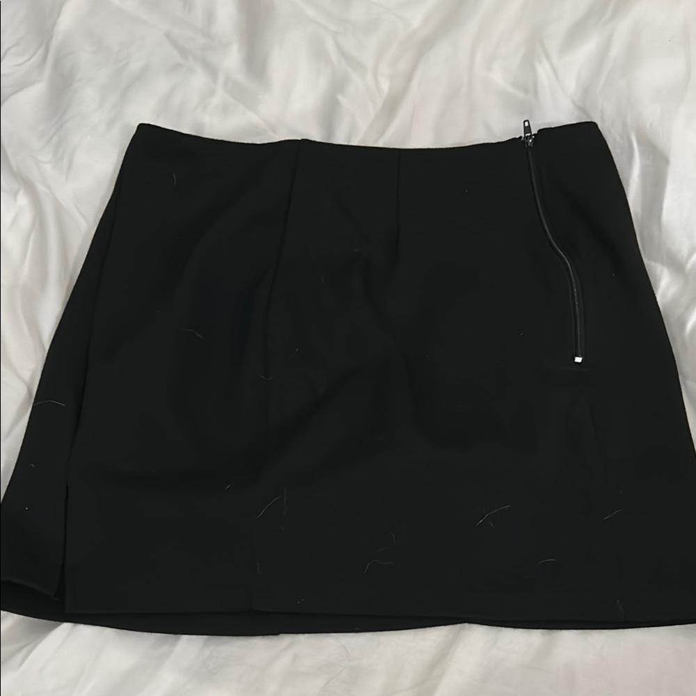 Rue21 Black A-line Mini Skirt for Work